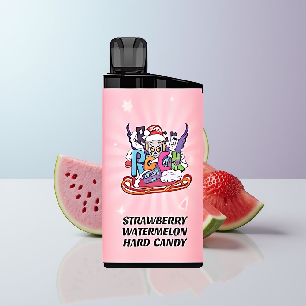 IGET Bar 3500 Puffs Aardbei Watermeloen Harde Snoep met Mesh Coil en PC+ALU