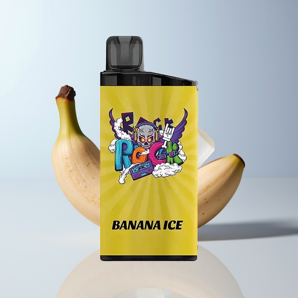 IGET Bar 3500 Puffs Banaan IJs 1.2 Ohm Mesh 1400 mAh