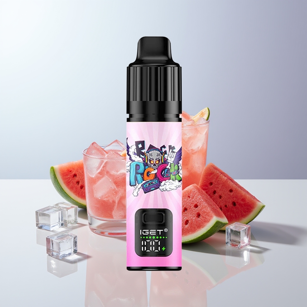 IGET BAR PLUS S3 POD 10000 Puffs Aardbei Watermeloen IJs 18 ml 5% Nicotine