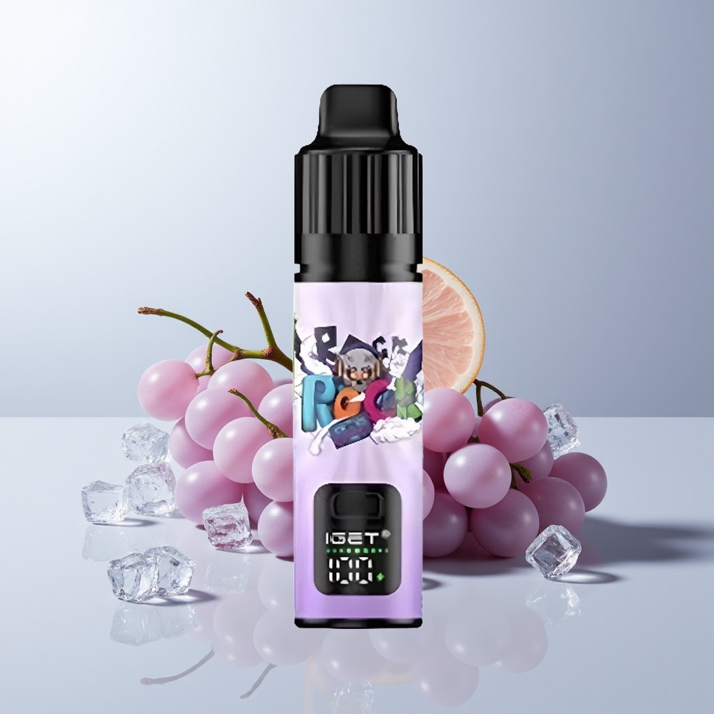 IGET BAR PLUS S3 POD 10000 Puffs Druiven IJs 5% 18ml Wegwerp Vape