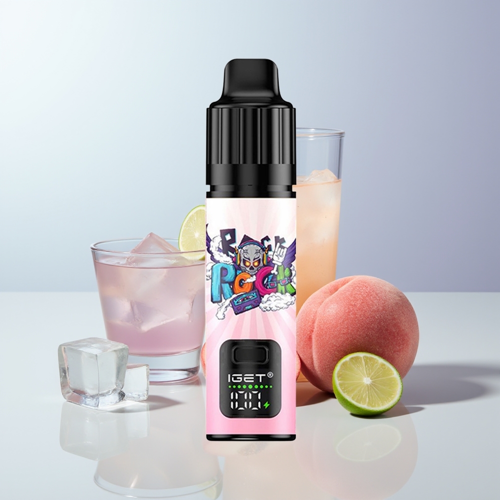 IGET BAR PLUS S3 POD 10000 Puffs Perzik Lychee Limoen IJsvape 18 ml 5% Nicotine