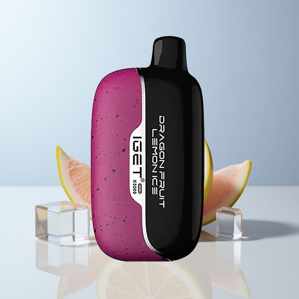 IGET Moon K5000 Puffs Drakenfruit Citroen IJs met PC Materiaal en 81,5 g Gewicht