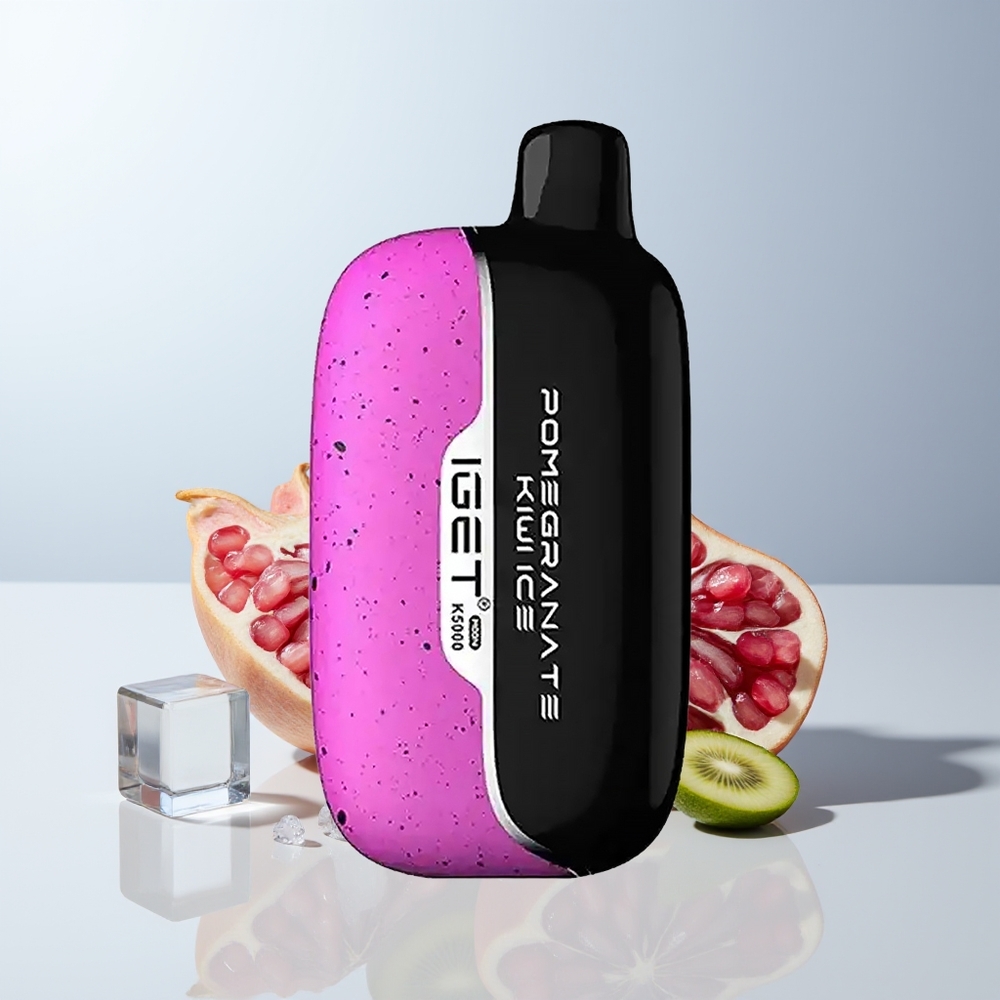 IGET Moon K5000 Puffs Granaatappel Kiwi IJs 81.5g 1.35 Ohm
