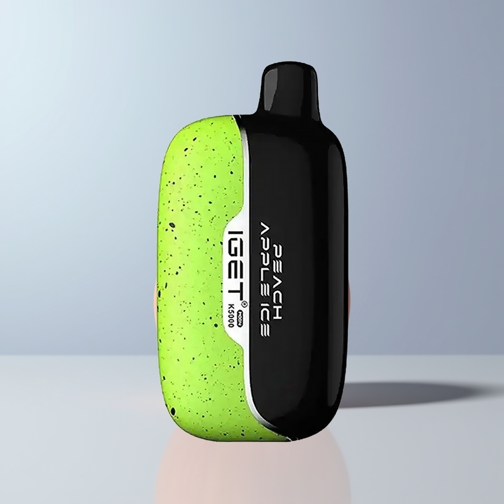 IGET Moon K5000 Puffs Perzik Appel PC Mesh 1.35 Ohm