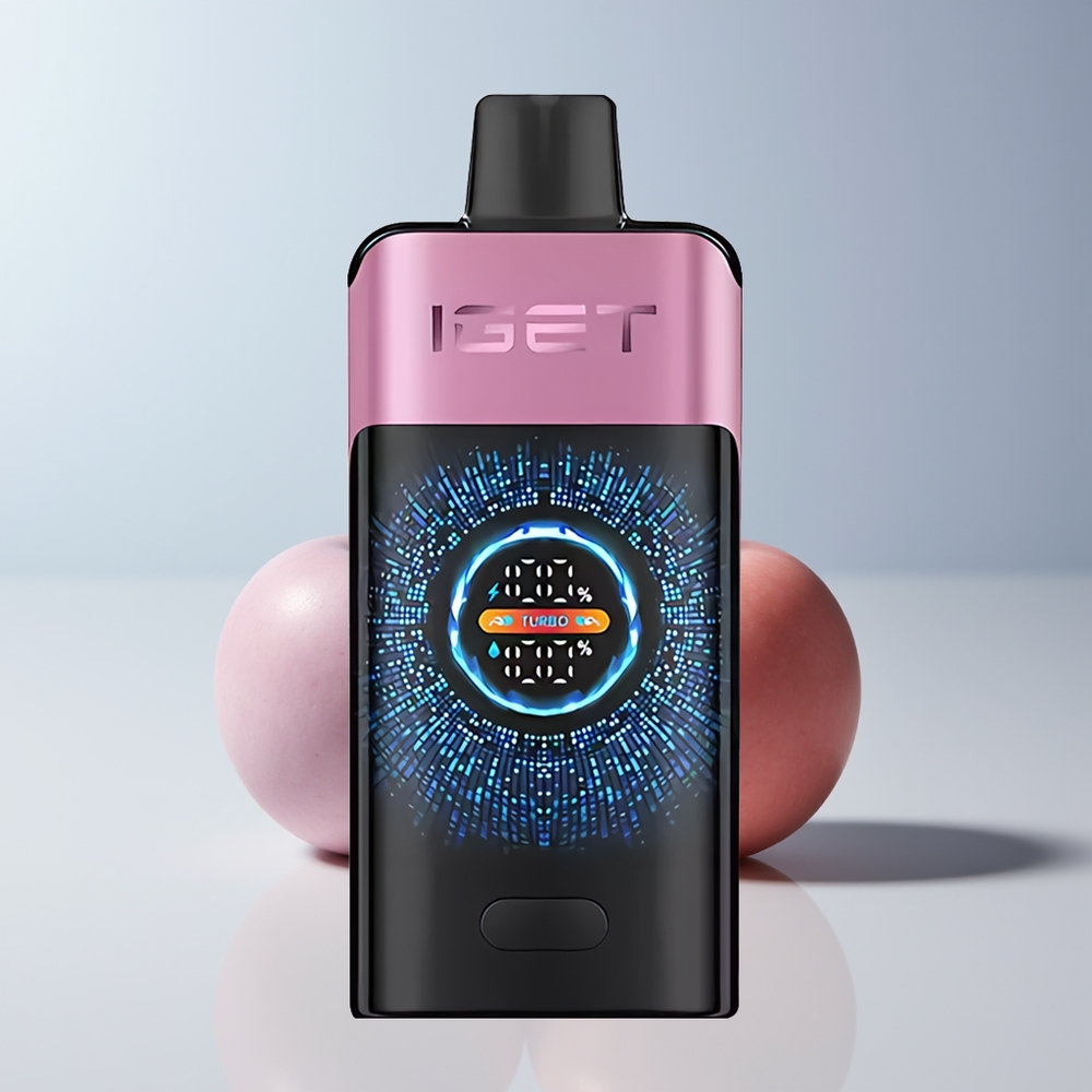 IGET ONE 12000 Puffs Kers Monster 2700 mAh Groot Gebogen Kleurenscherm
