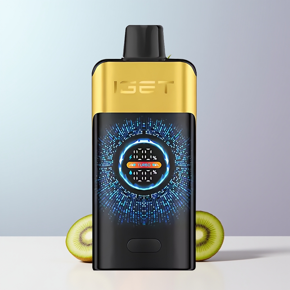 IGET ONE 12000 Puffs Kiwi Ananas Dubbele Mesh Grote Gebogen Scherm