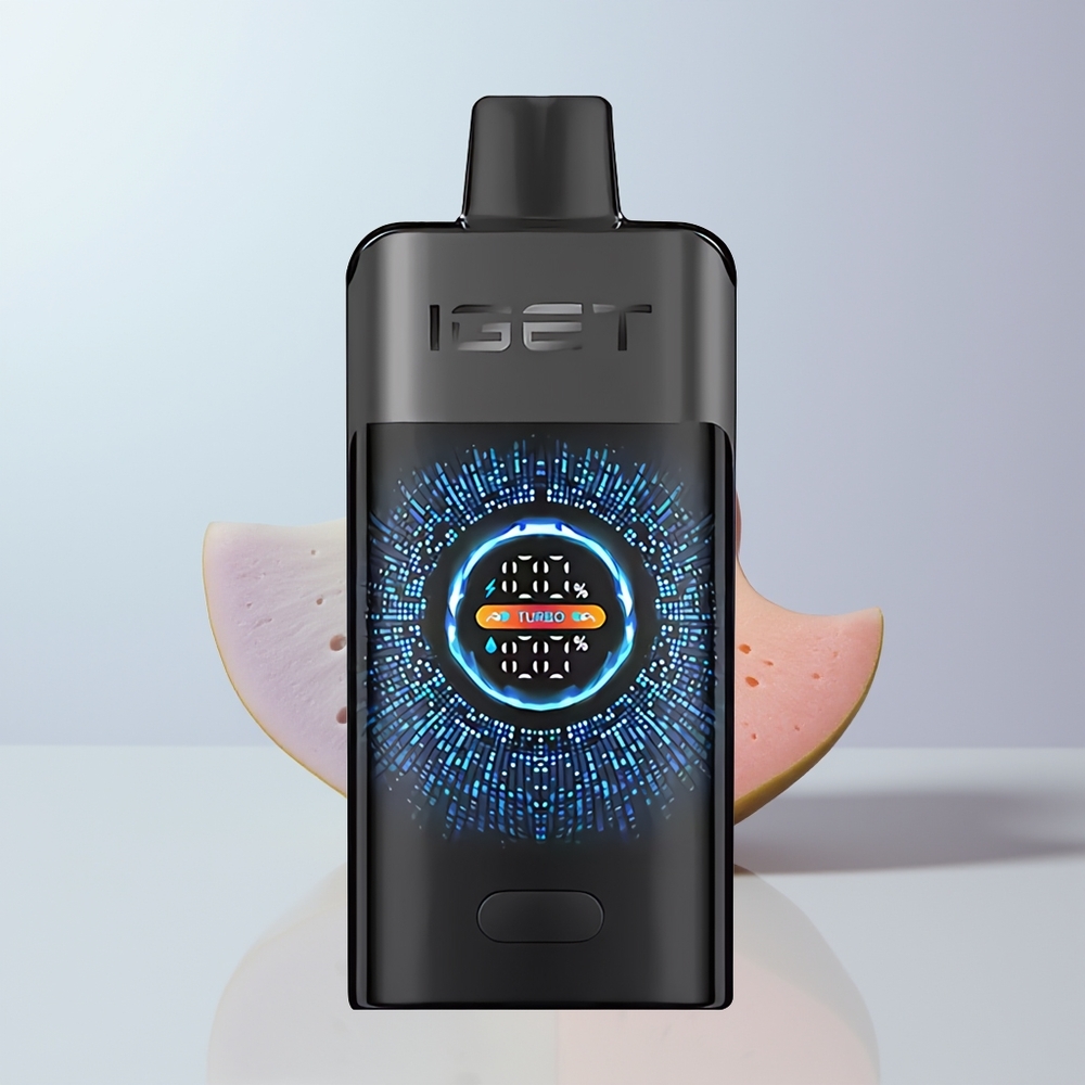 IGET ONE 12000 Puffs Zwarte Woud Grote Gebogen Kleurenscherm 2700 mAh