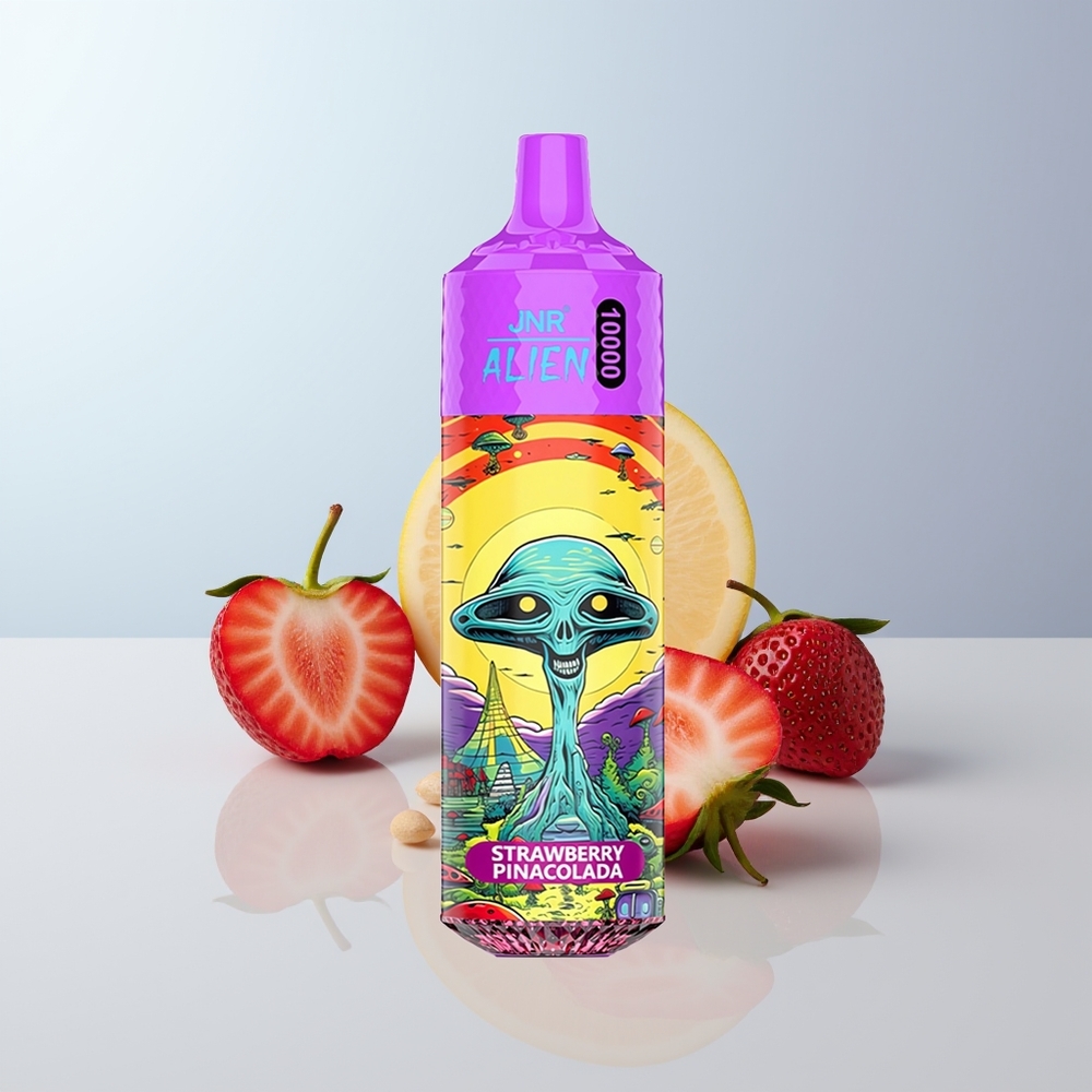 JNR Alien 10000 Puffs Aardbei Pina Colada met LED-verlichting en Mesh Coil