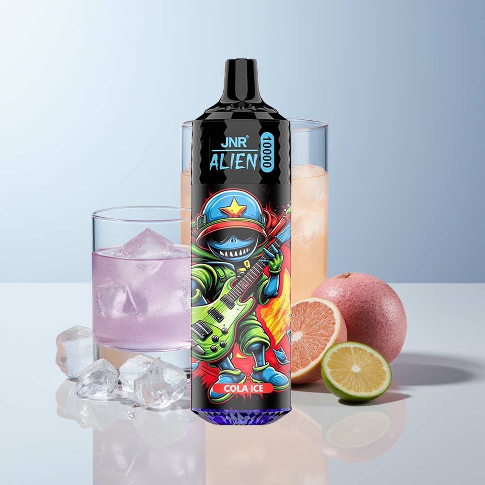 JNR Alien 10000 Puffs Cola IJs met Mesh Coil en LED Verlichting