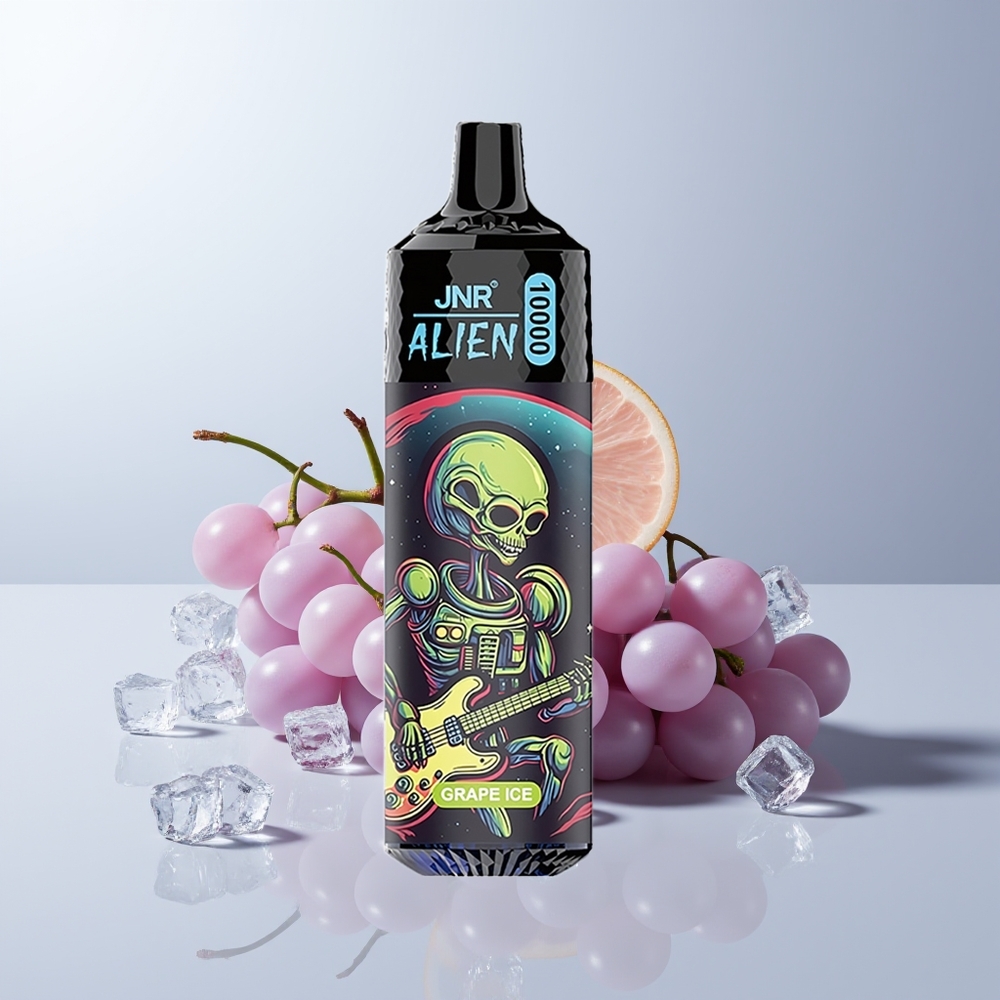 JNR Alien 10000 Puffs Druiven IJs met 850mAh en Mesh Coil