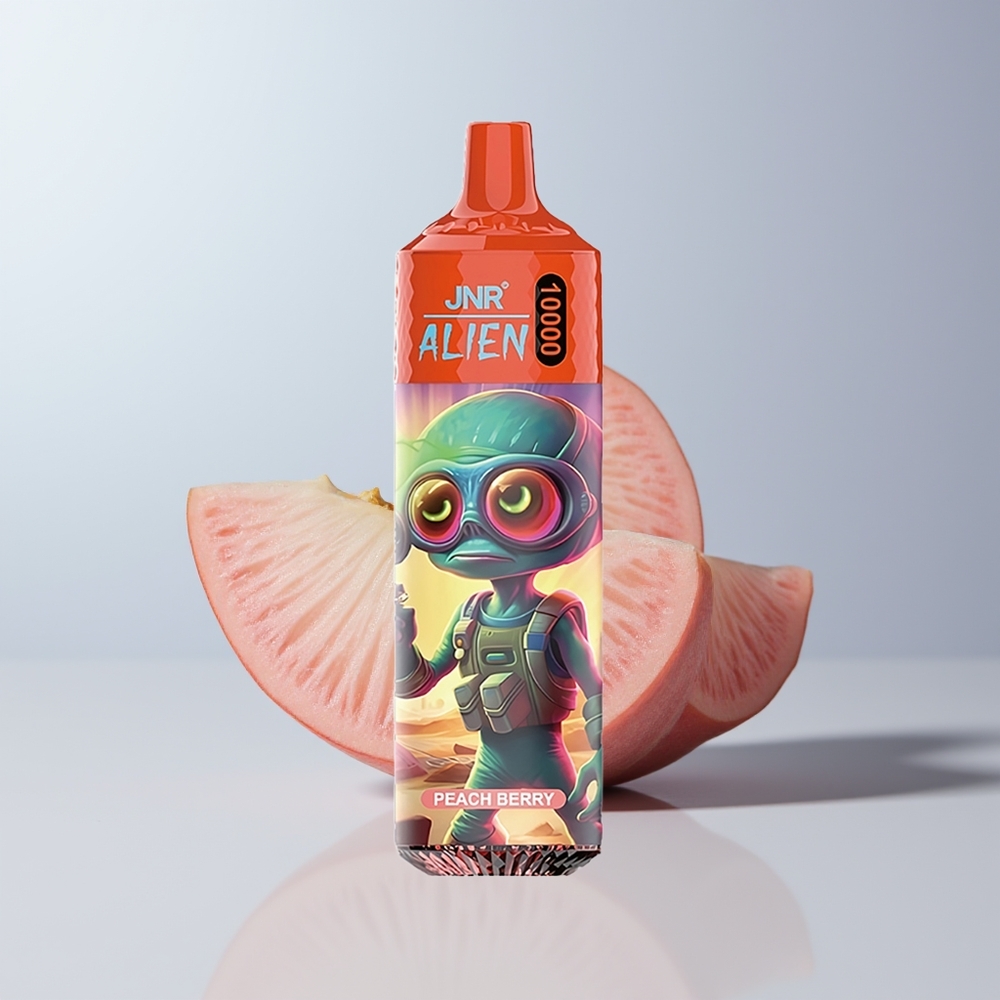 JNR Alien 10000 Puffs Perzik Bes 850mAh Mesh Coil