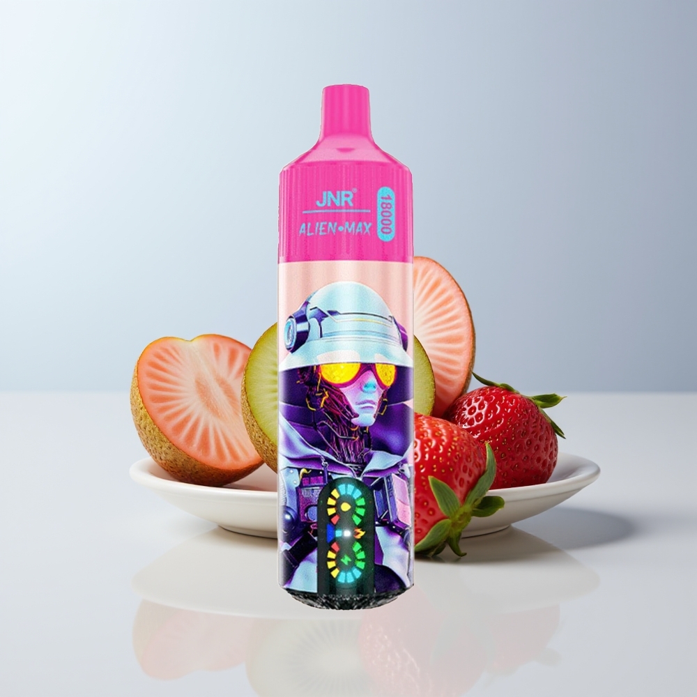 JNR Alien Max 18000 Puffs Aardbei Kiwi Dual Mesh & Type-C Opladen
