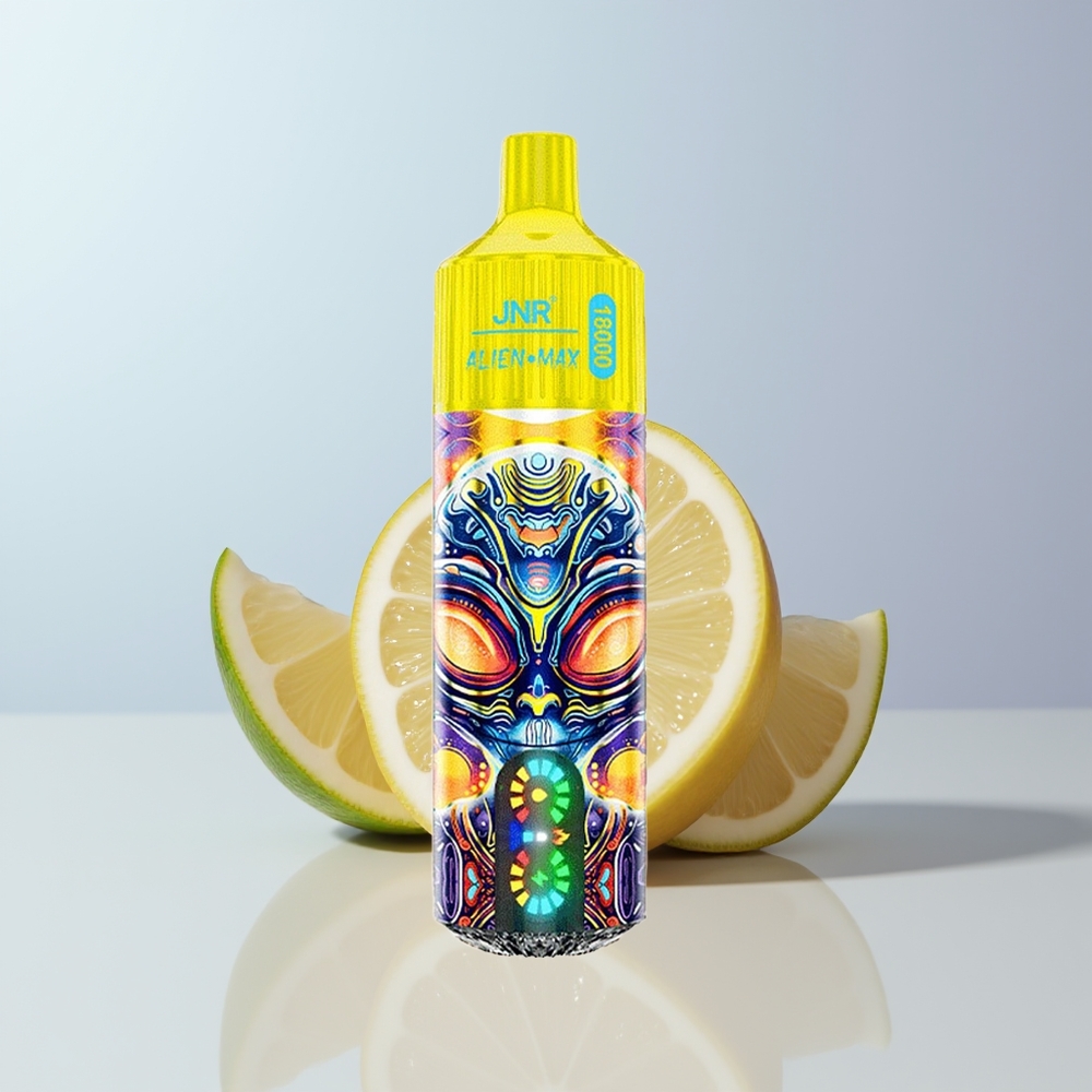 JNR Alien Max 18000 Puffs Citroen & Limoen met Dual Mesh Coil en Type-C Opladen