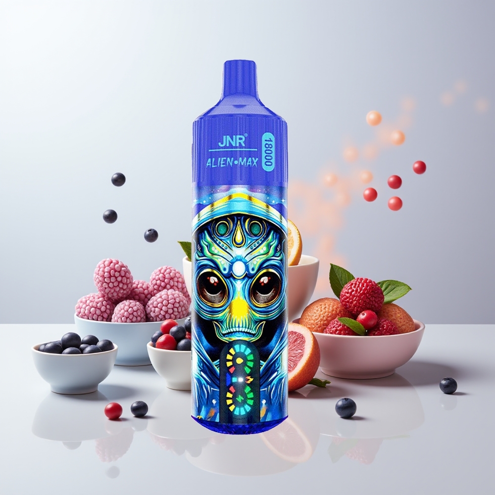 JNR Alien Max 18000 Puffs Gemengde Bessen Dual Mesh Coil & 28ml E-liquid