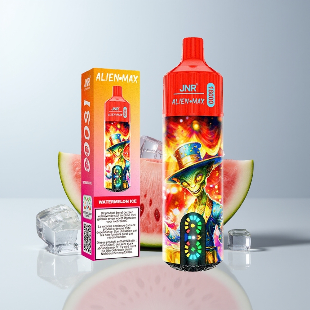 JNR Alien Max 18000 Puffs Watermeloen IJs Dual Mesh & Type-C