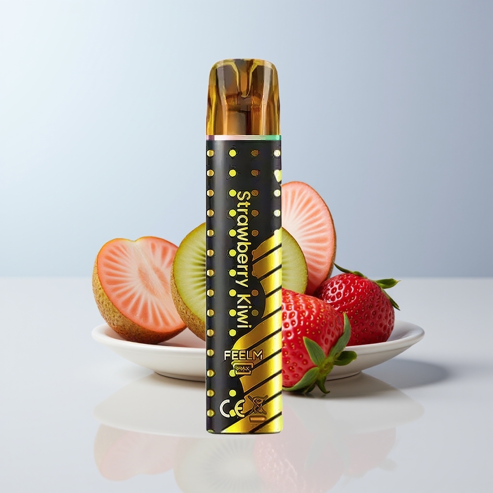 JNR Black&Golden 600+200 Puffs Aardbei Kiwi 550mAh 2ml
