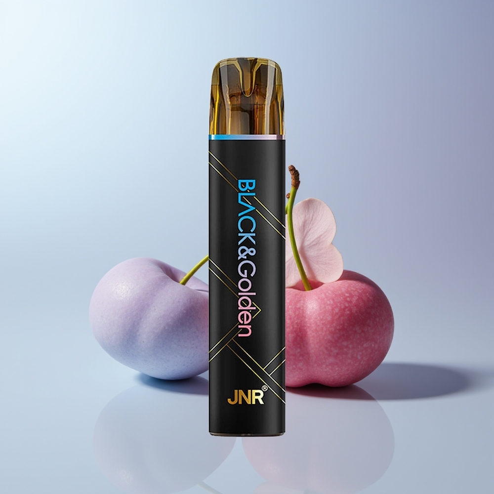JNR Black&Golden 600+200 Puffs Blauwe Framboos Kers 550mAh 2ml