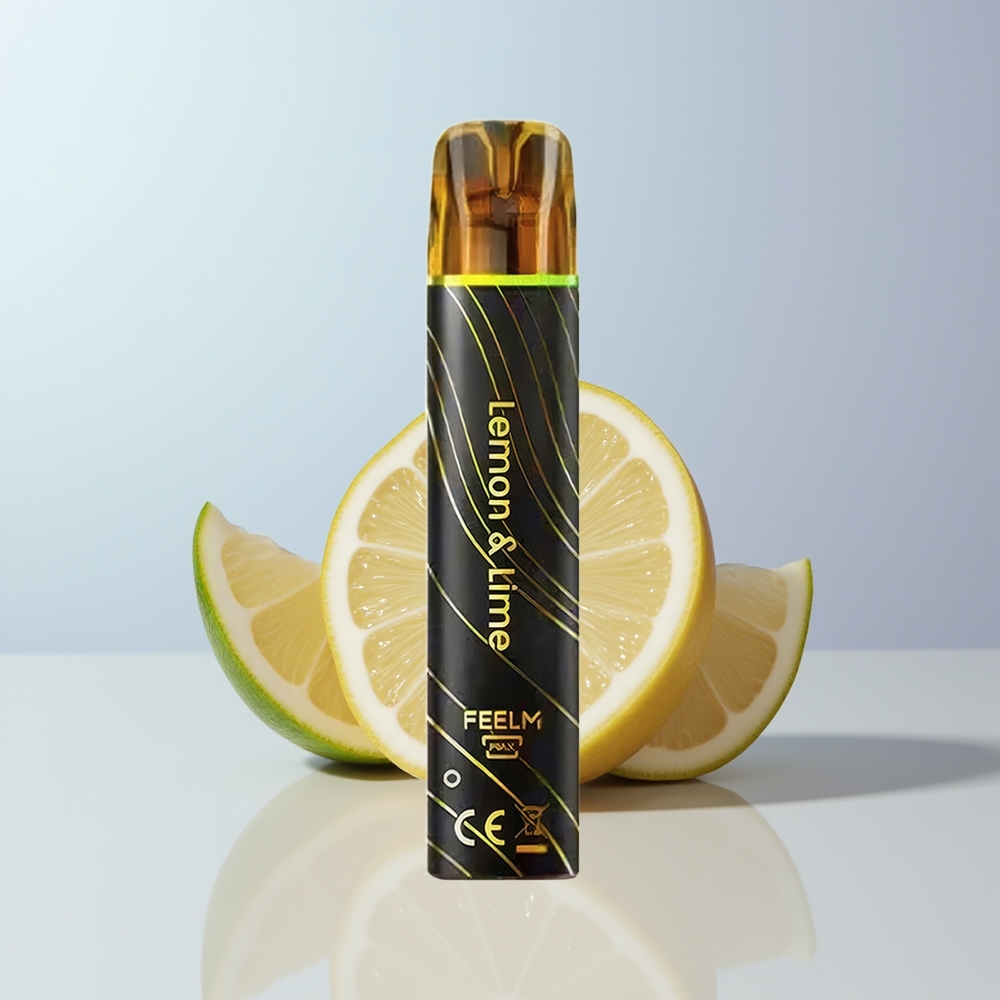 JNR Black&Golden 600+200 Puffs Citroen & Limoen 550mAh 2ml Wegwerp Vape