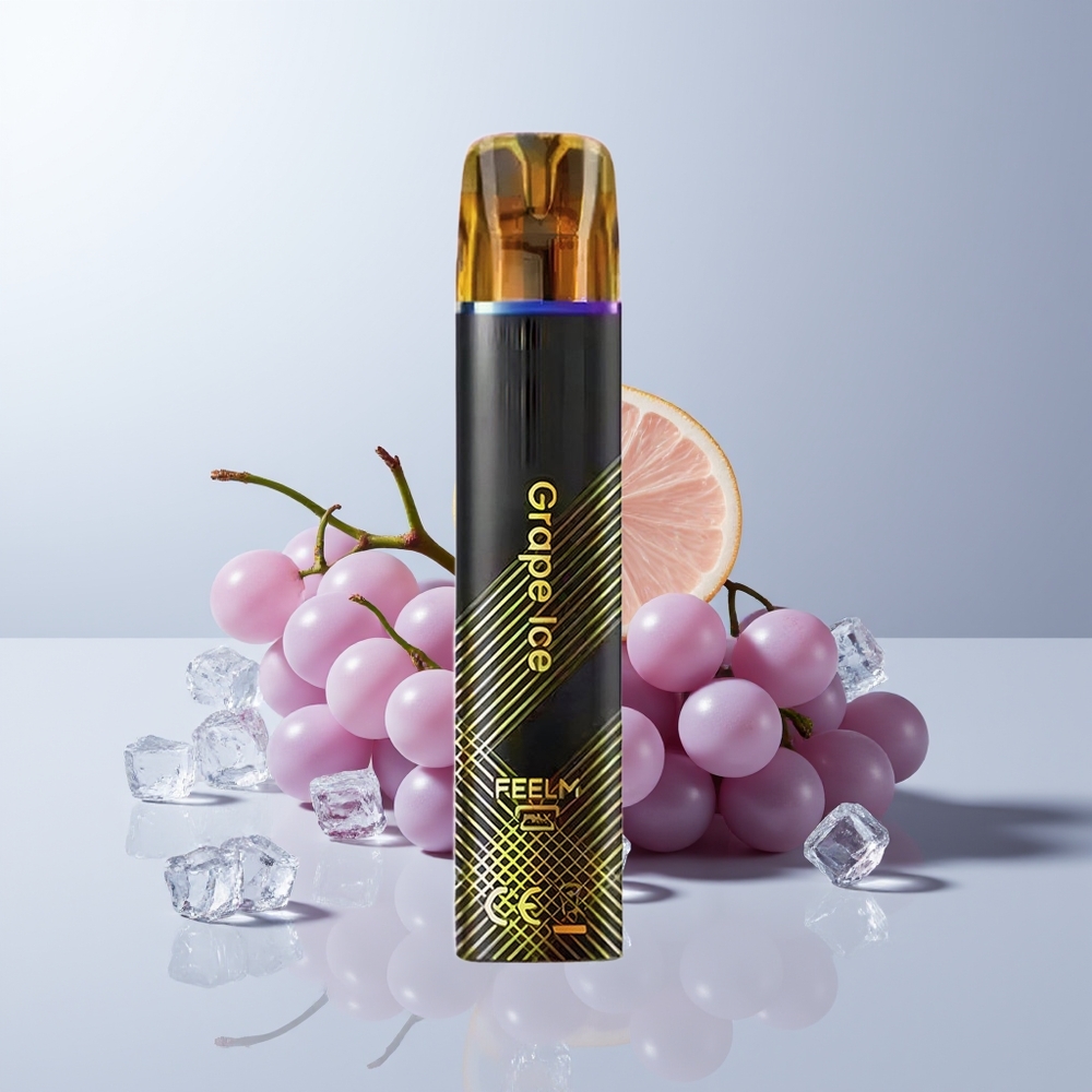JNR Black&Golden 600+200 Puffs Druif IJs 550mAh 2ml