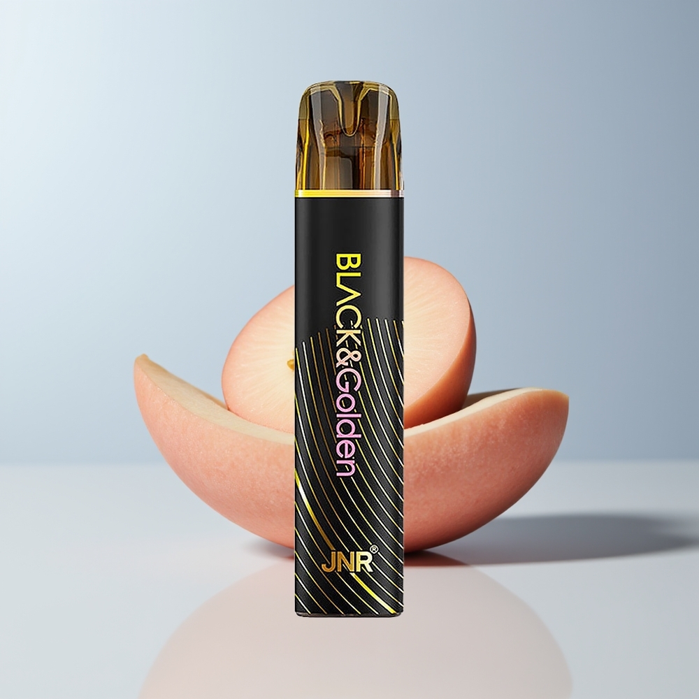 JNR Black&Golden 600+200 Puffs Perzik Mango 550mAh 2ml