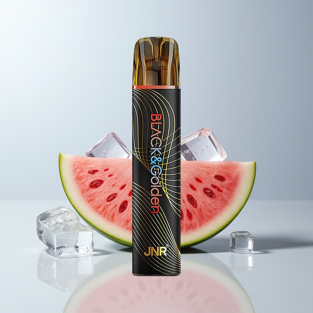 JNR Black&Golden 600+200 Puffs Watermeloen IJs 550mAh 2ml