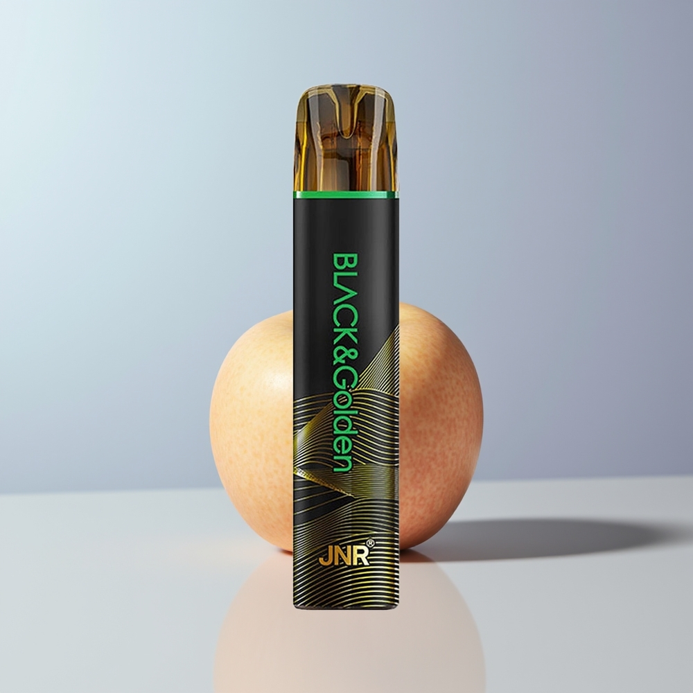 JNR Black&Golden 600+200 Puffs Zure Appel 550mAh 2ml Wegwerp Vape