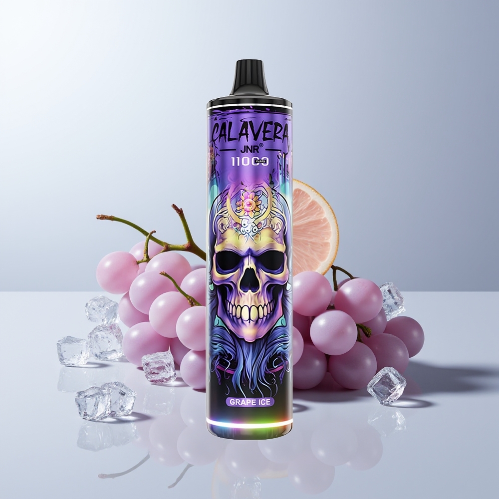 JNR Calavera 11000 Puffs Druif IJs Type-C 850mAh Mesh Coil