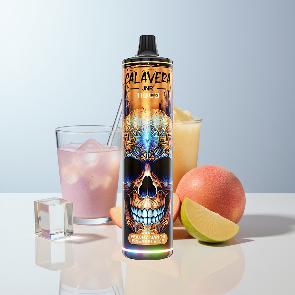 JNR Calavera 11000 Puffs Perzik Mango Ananas IJs met Type-C en Mesh Coil