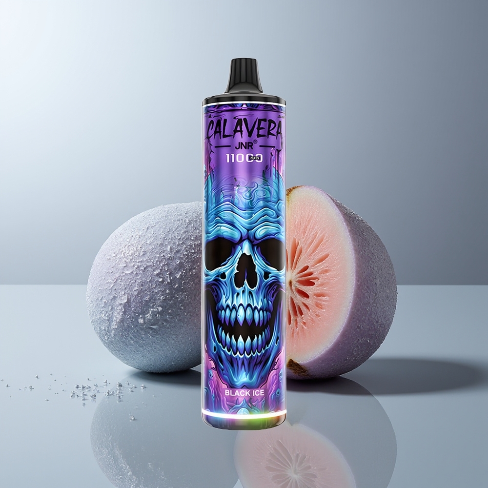 JNR Calavera 11000 Puffs Zwart IJs Type-C 850mAh