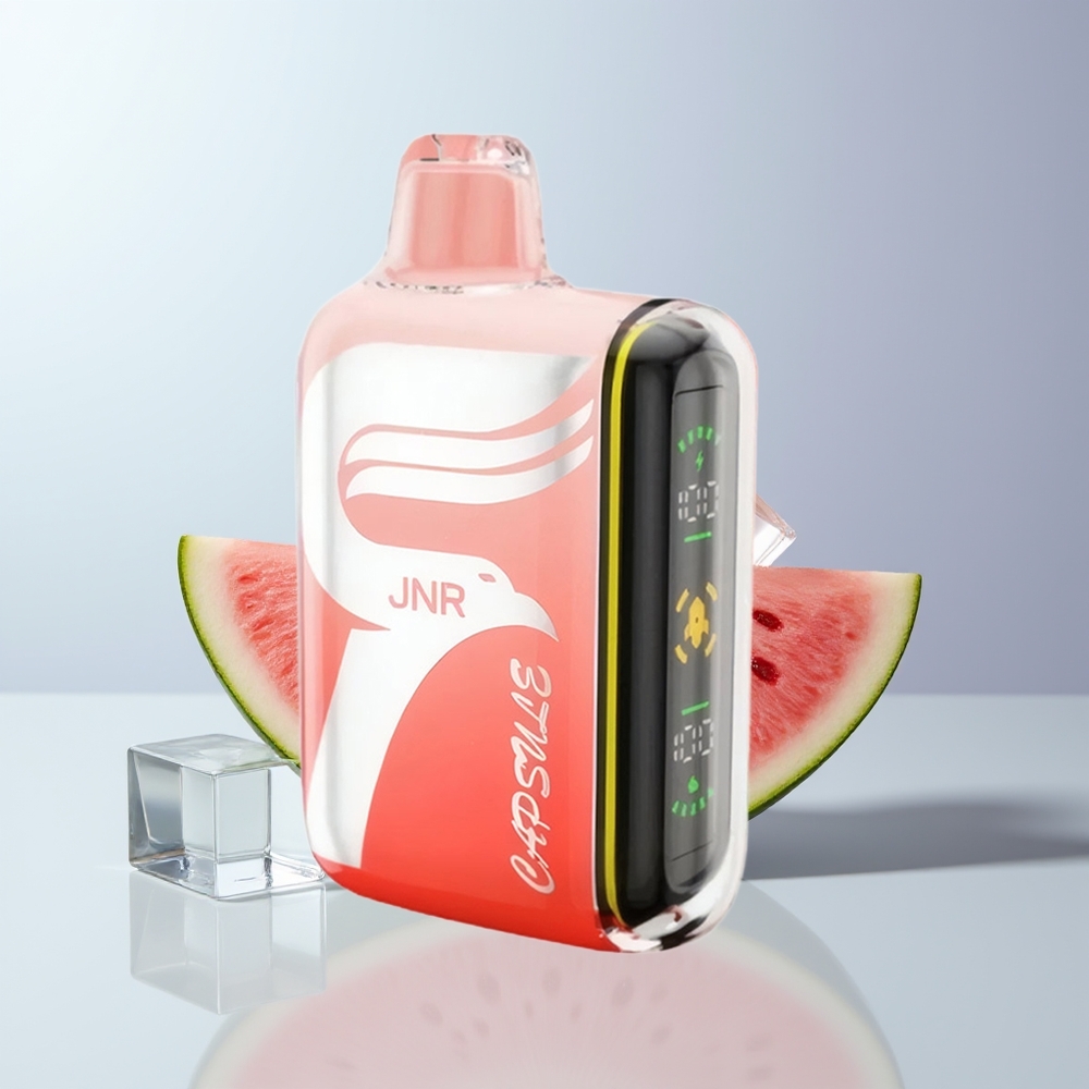 JNR Capsule 15000 Puffs Watermeloen Brazz IJs met Dual Mesh Coil en Type-C Snelladen