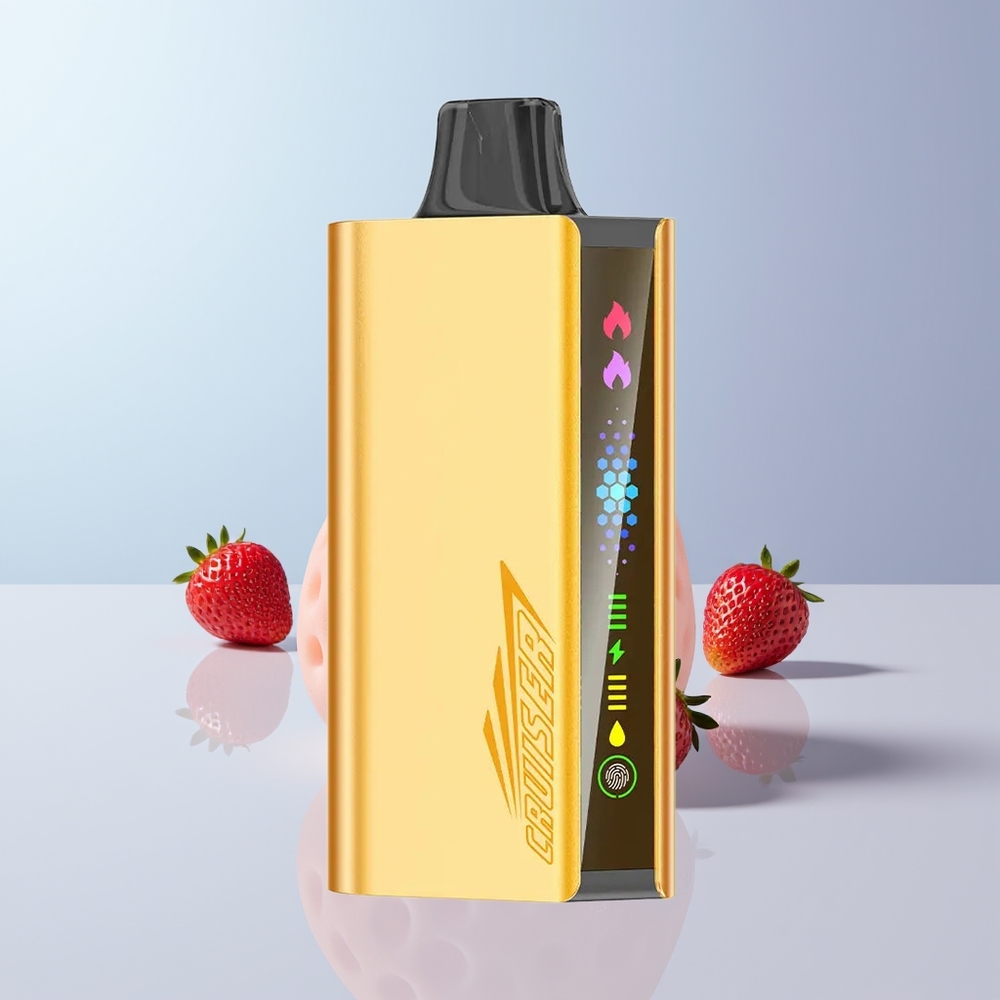 JNR Cruiser 12000 Puffs Aardbei Chupa Chups Dual Mesh Aluminium