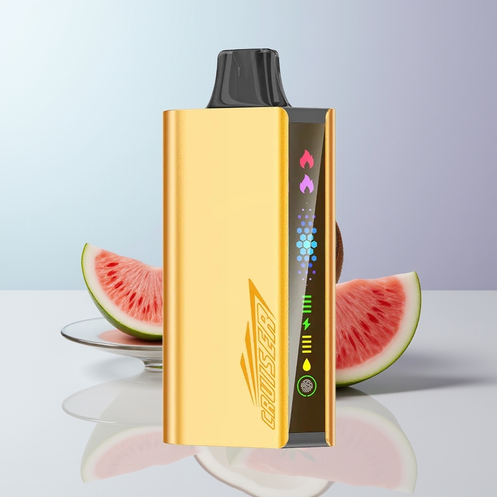 JNR Cruiser 12000 Puffs Aardbei Kokos Watermeloen Dual Mesh Coil Full-Metal Body