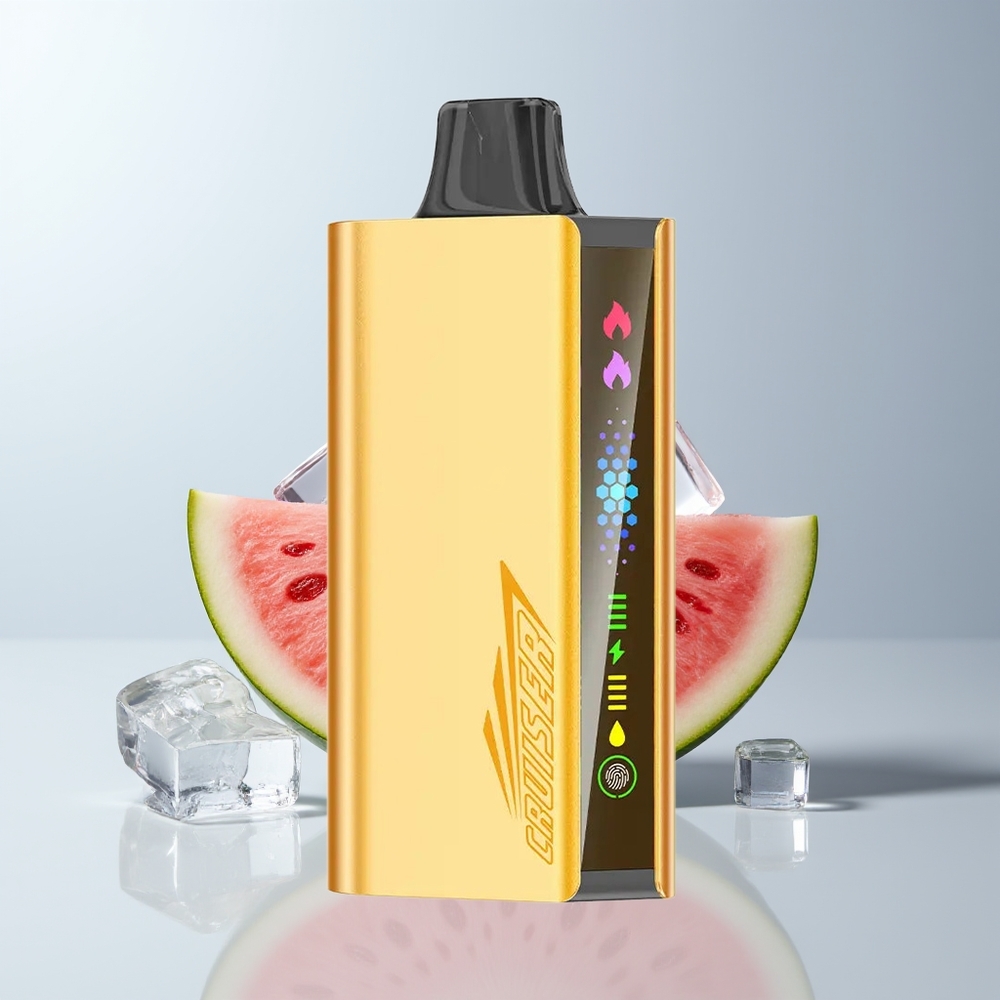 JNR Cruiser 12000 Puffs Watermeloen IJs Dual Mesh Full-Metaal