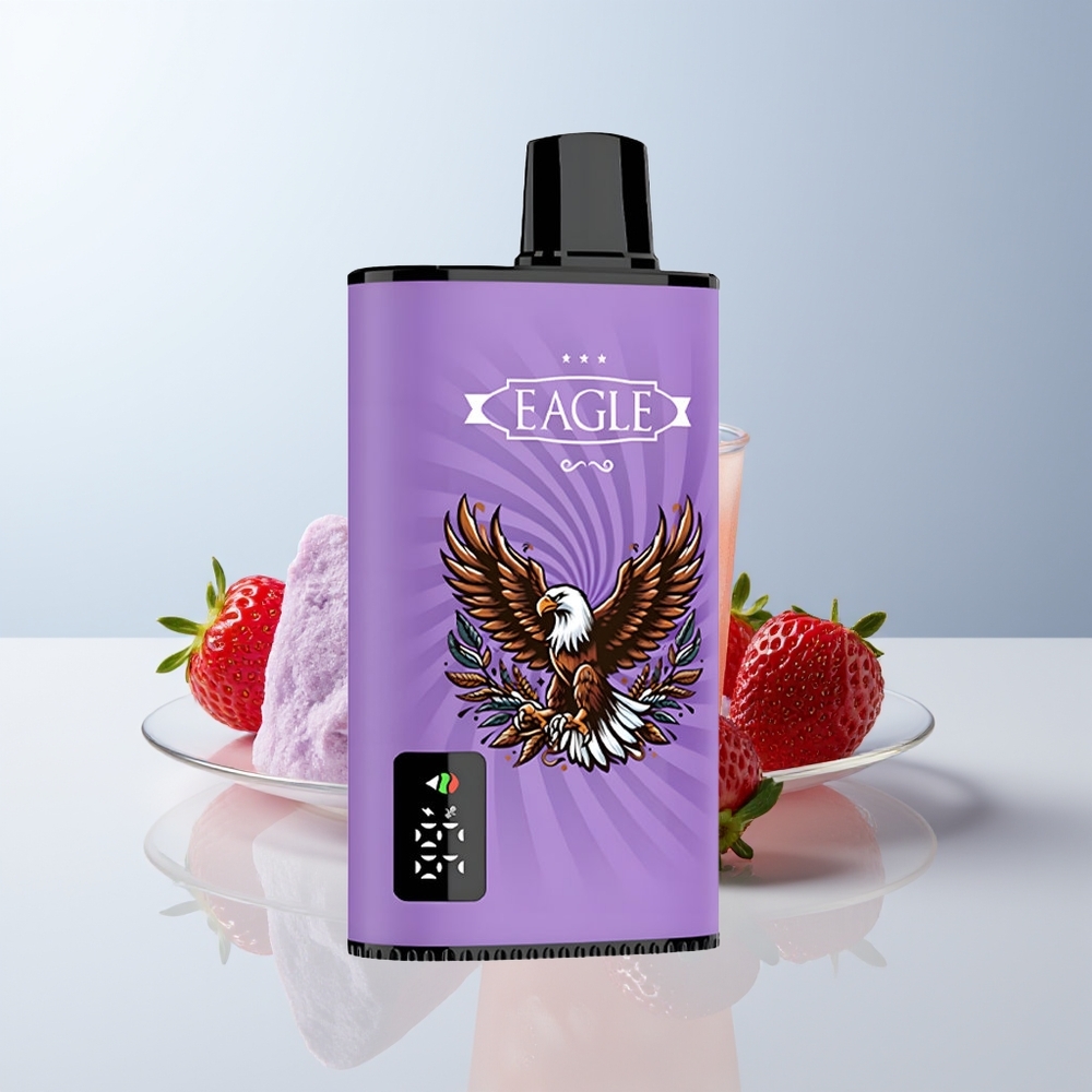 JNR EAGLE Smart 23000 Puffs Aardbei IJs Type-C Oplaadbare 25ml Vloeistof