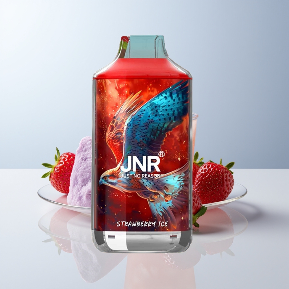 JNR Falcon 16000 Puffs Aardbeienijs Dual Mesh 850 mAh Type C