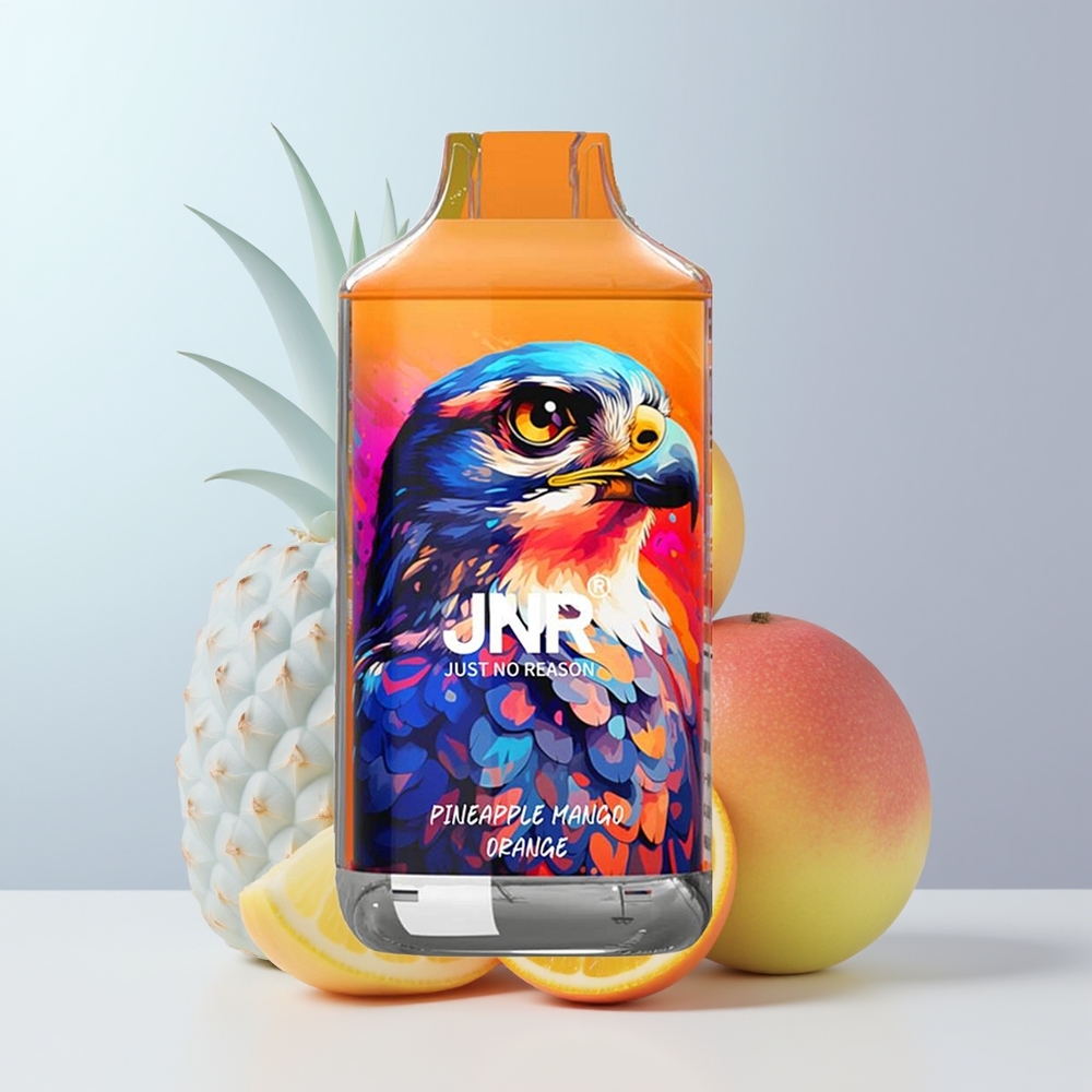 JNR Falcon 16000 Puffs Ananas Mango Sinaasappel 850 mAh Dual Mesh Coil