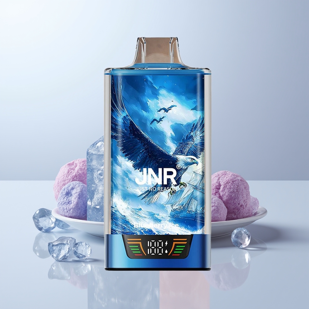 JNR Falcon Pro 28000 Puffs Blauwe Bes IJs 30ml 950mAh