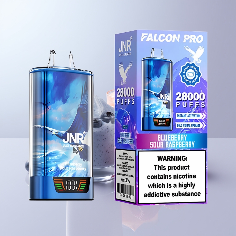 JNR Falcon Pro 28000 Puffs Blauwe Bes Zure Framboos 30ml 950mAh