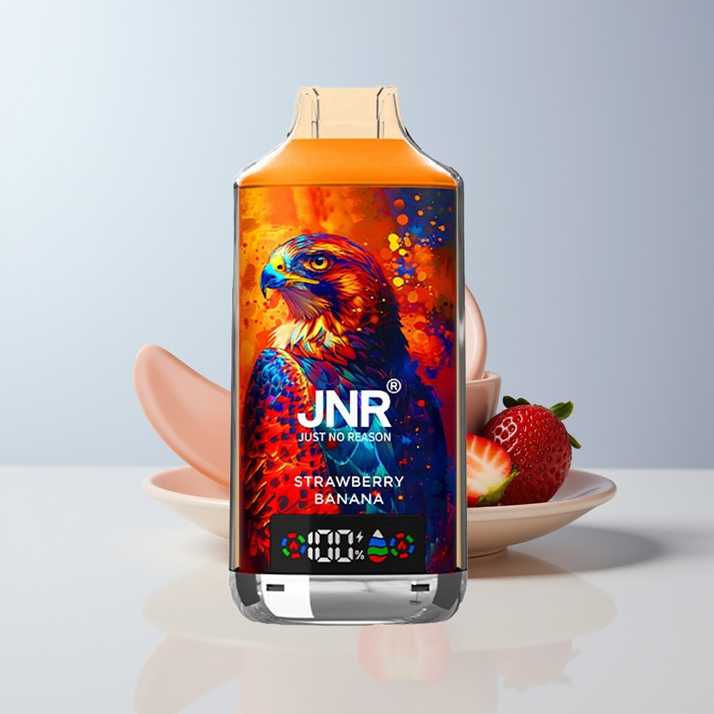 JNR Falcon X 18000 Puffs Aardbei Banaan 24ml Dual Mesh