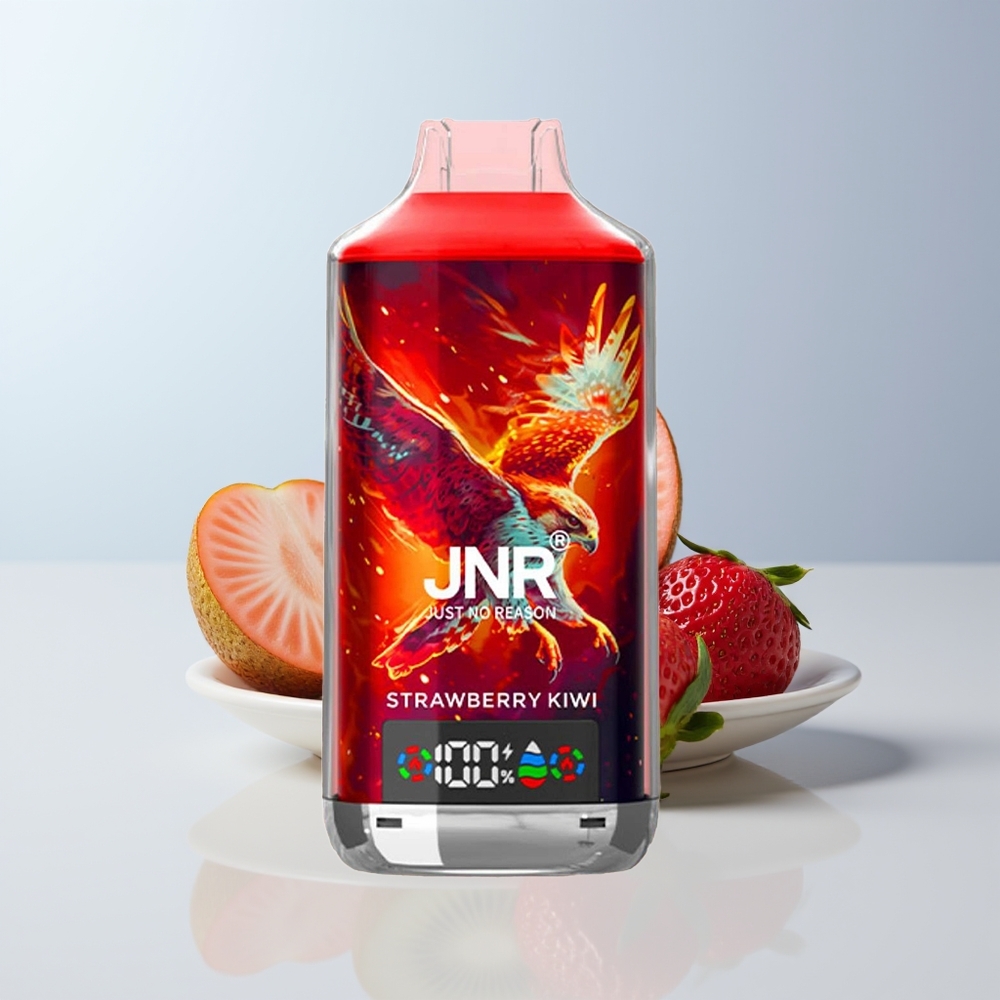 JNR Falcon X 18000 Puffs Aardbei Kiwi 750mAh Dual Mesh