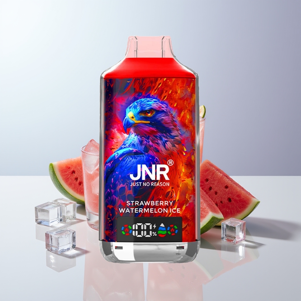 JNR Falcon X 18000 Puffs Aardbei Watermeloen IJs Dual Mesh & 24ml