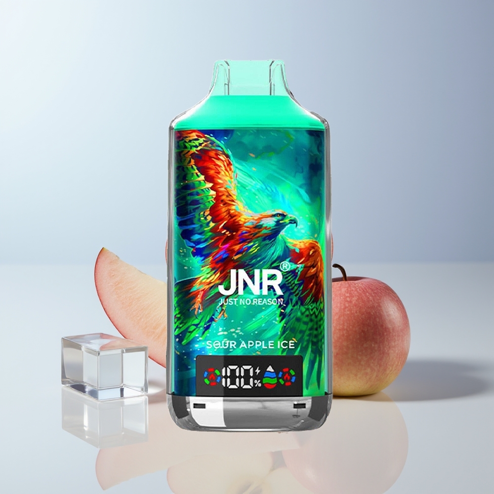 JNR Falcon X 18000 Puffs Zure Appel IJs 750mAh Dual Mesh