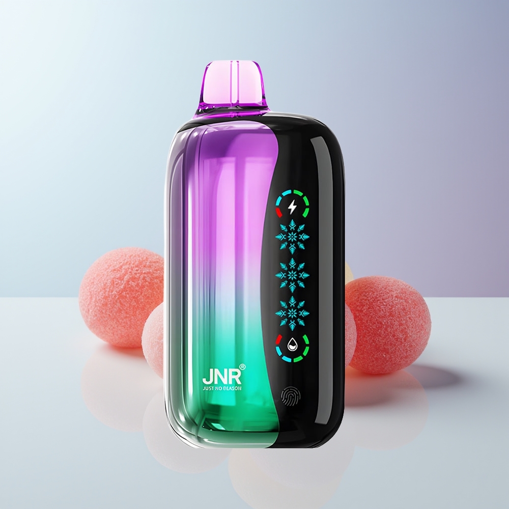 JNR Flex Ice 21000 Puffs Zure Kersen Gummies met Aanpasbare IJs en Dual Mesh