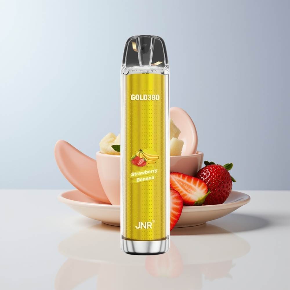 JNR Glod380 6000 Puffs Aardbei Banaan 1500mAh 1.0ohm Mesh Coil