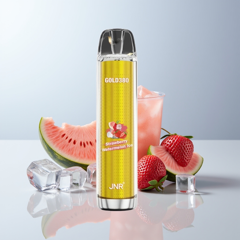 JNR Glod380 6000 Puffs Aardbei Watermeloen IJs 1500mAh 1.0ohm Mesh