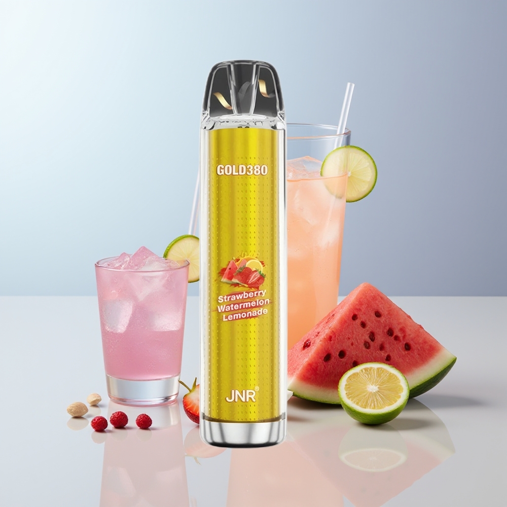 JNR Glod380 6000 Puffs Aardbei Watermeloen Limonade 1500mAh 1.0ohm Mesh