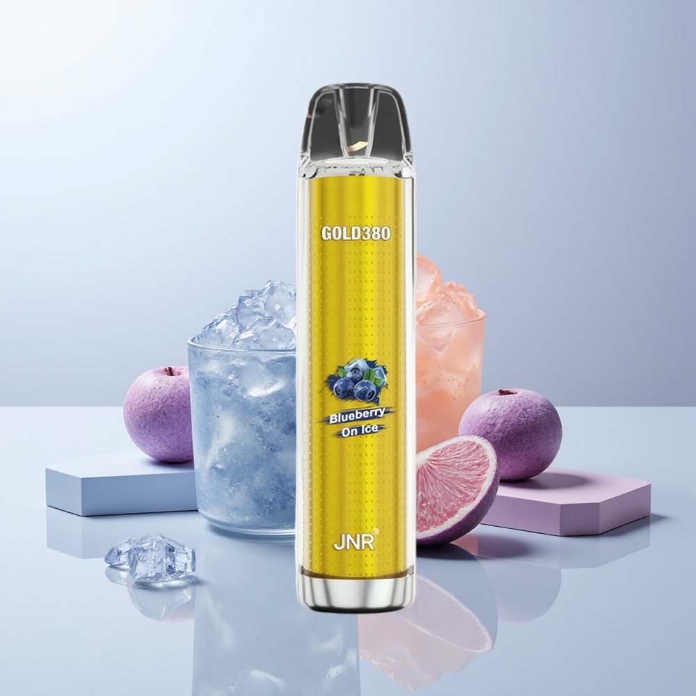 JNR Glod380 6000 Puffs Blauwebes Op IJs met 1500mAh en 1.0ohm Mesh