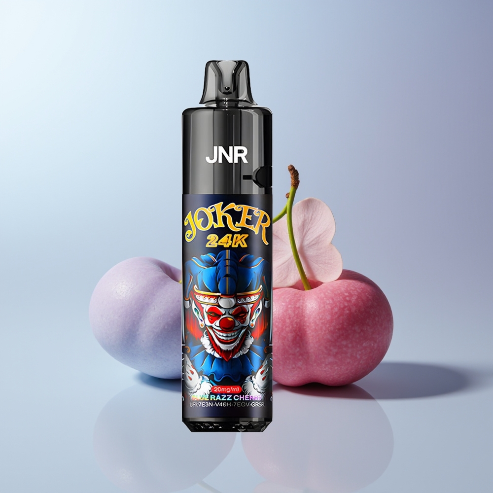 JNR Joker 24K Puffs Blauwe Framboos Kers Type-C Oplaadbaar 800mAh