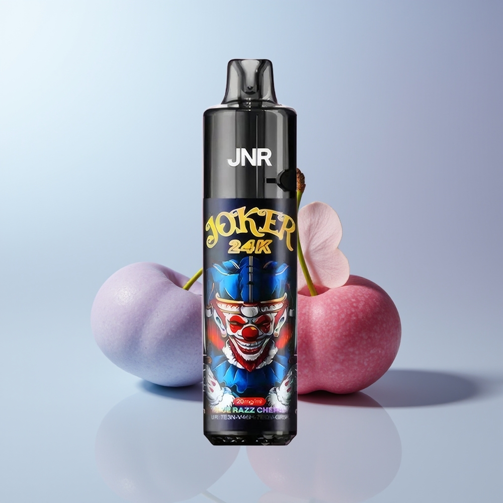 JNR Joker 24K Puffs Blauwe Framboos Kers Type-C Oplaadbaar 800mAh