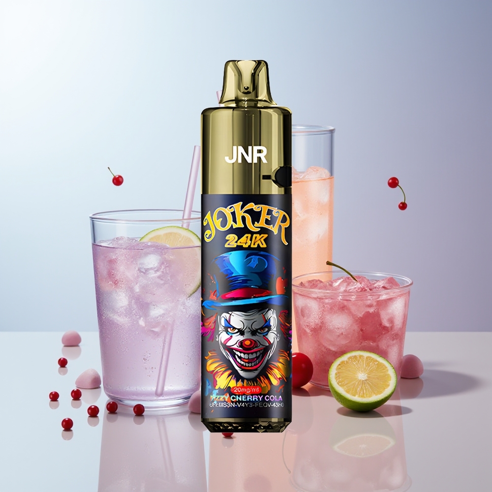 JNR Joker 24K Puffs Frisse Kers Cola Zichtbare Vloeistofniveaus 2% Nicotine